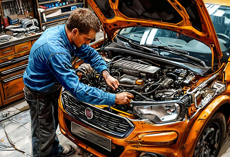 Замена ремень ГРМ Фиат Дукато 244