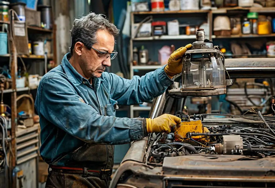 Замена лампы GAZ Gazel