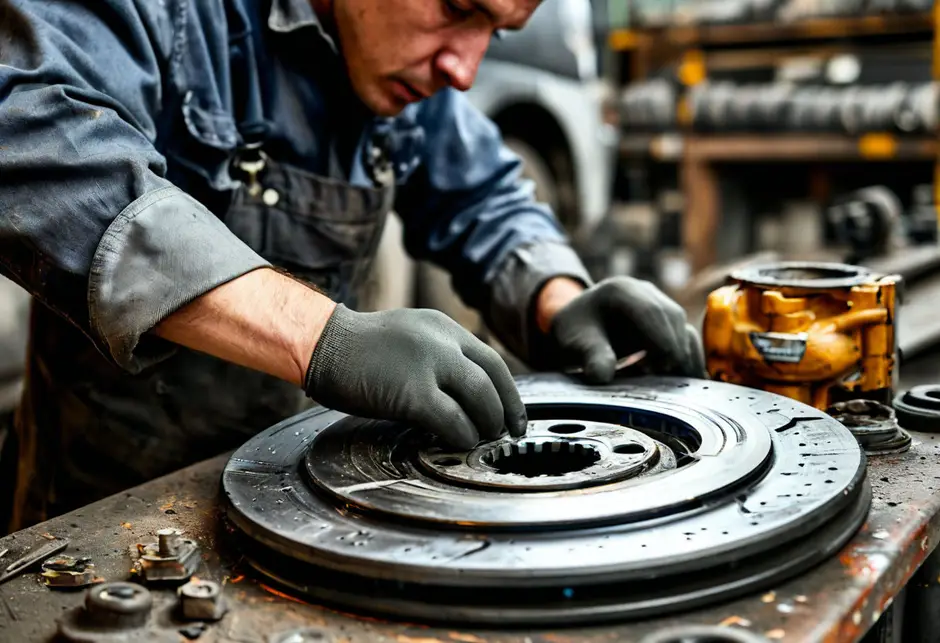 Замена переднего тормозного диска Фольксваген Транспортер