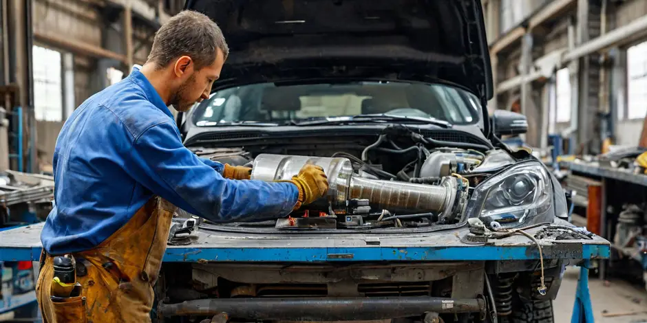 Снятие/установка топливного бака Мерседес Спринтер