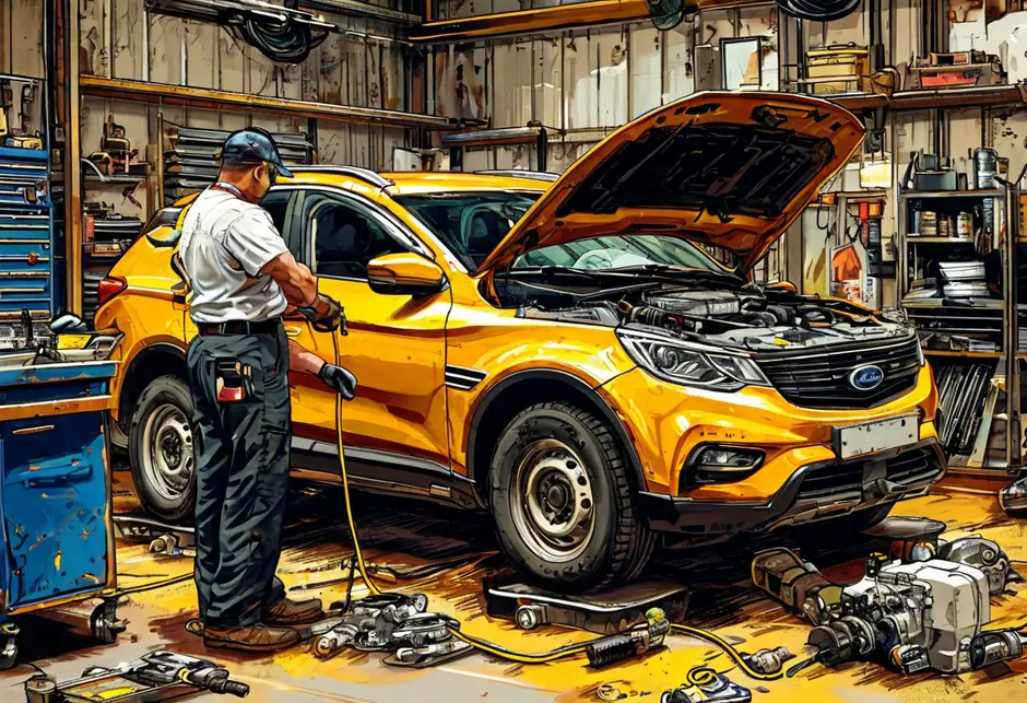 Замена масла в двигателе и масляного фильтра Соллерс Атлант