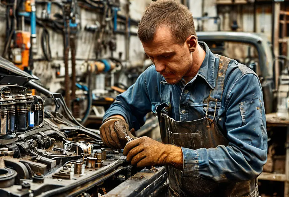 Фрезеровка колодца под форсунку GAZ Gazel