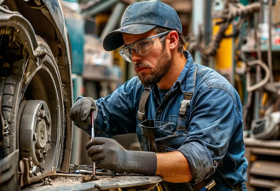 Чистка/смазка направляющей суппорта Пежо Боксер