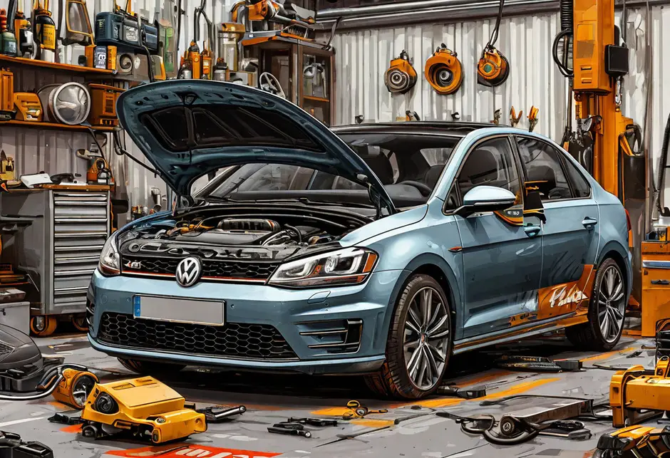 Замена натяжителя ремня Фольксваген Транспортер