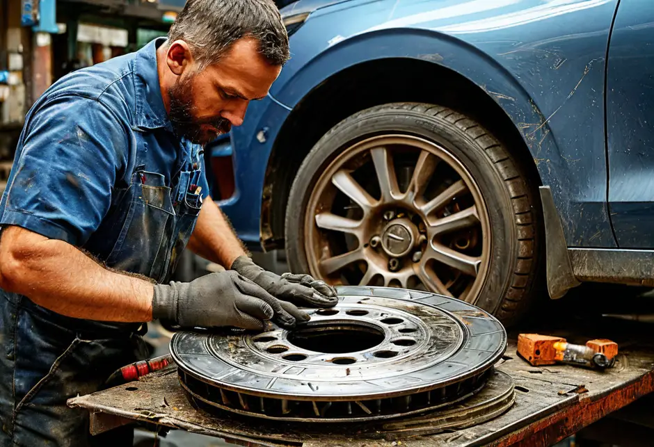 Замена переднего вентиляционного тормозного диска (1 шт) Хендай Старекс