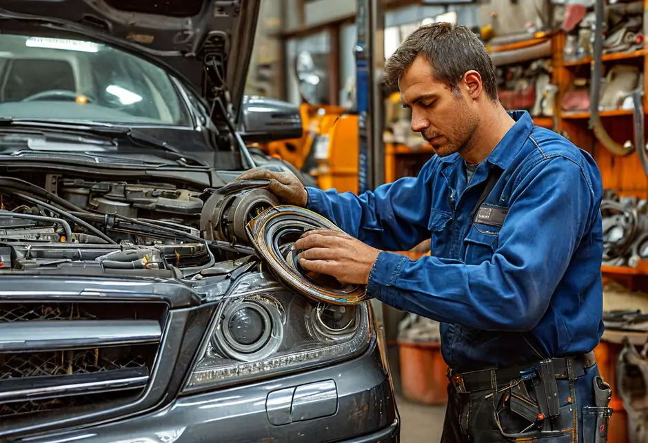 Замена ручейкового ремня Мерседес Спринтер