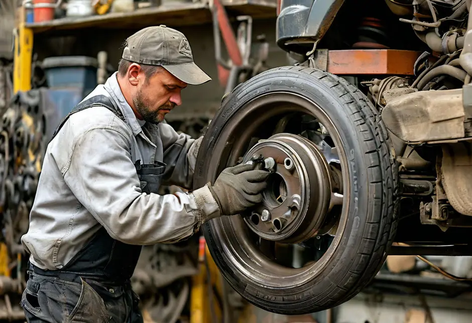 Снятие и установка заднего тормозного диска Фольксваген Транспортер