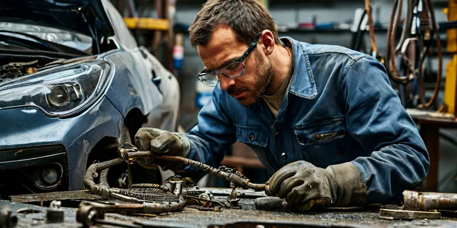 Замена троса стояночного тормоза Форд Транзит/Турнео Коннект