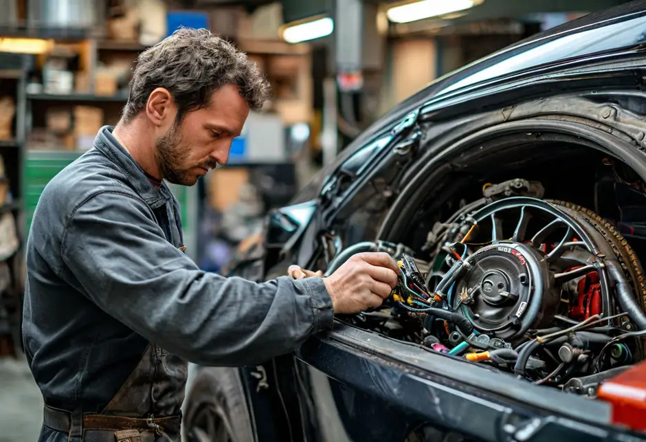 Замена заднего датчика ABS Мерседес Спринтер