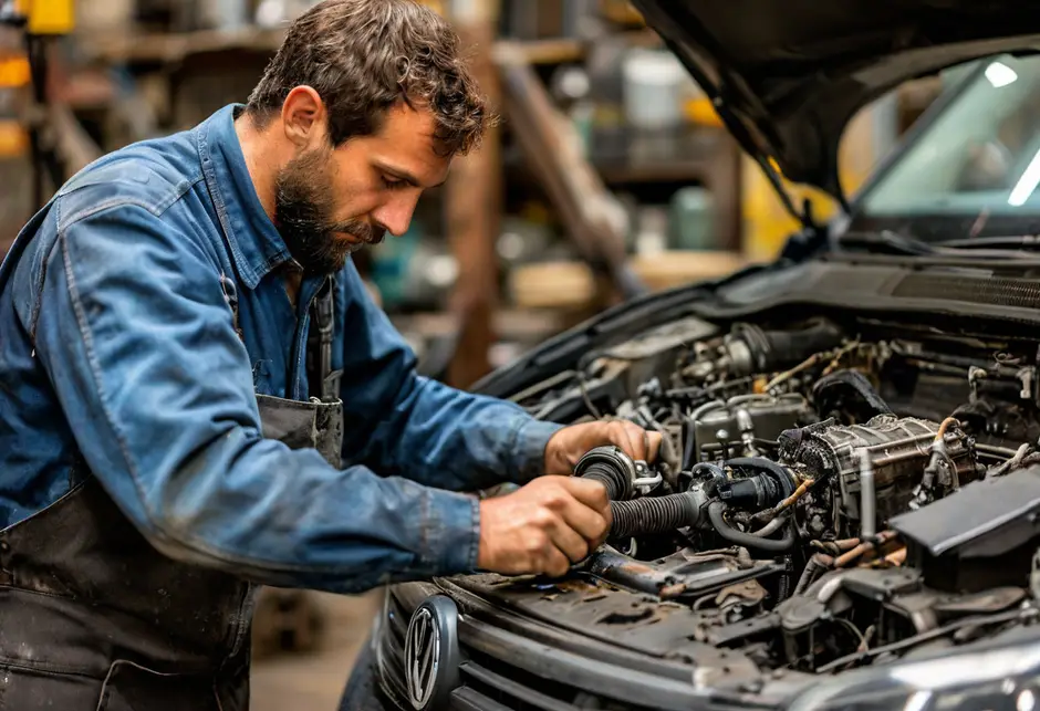 Снятие/установка дизельной механической форсунки Фольксваген Транспортер