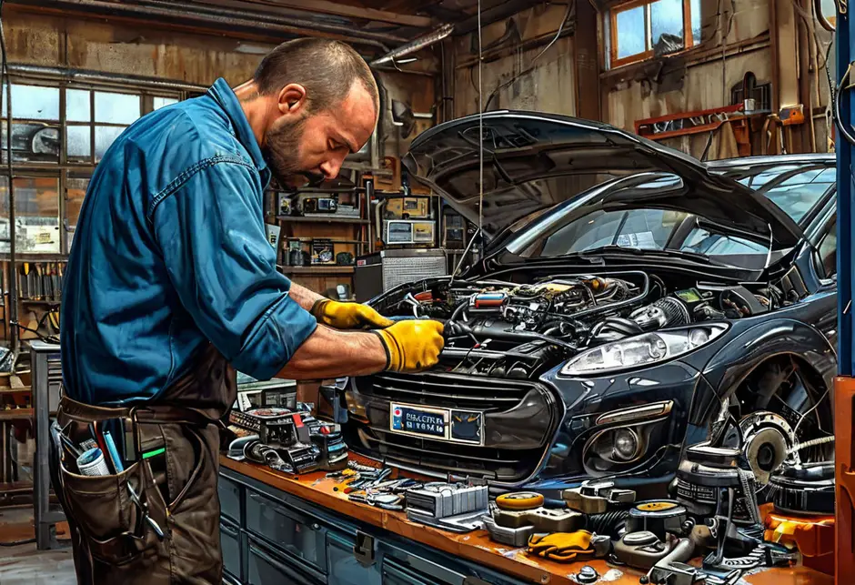 Снятие/установка генератора Пежо Боксер