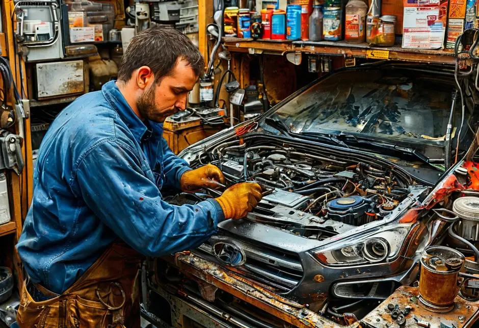 Снятие/установка генератора Хендай Старекс