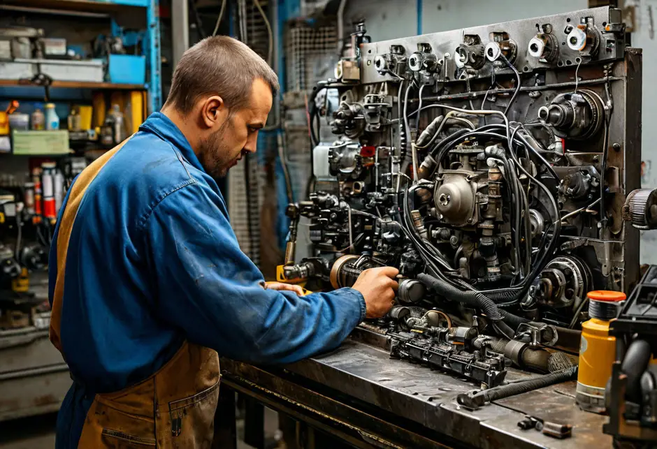 Проверка ТНВД на стенде Рено Кангу