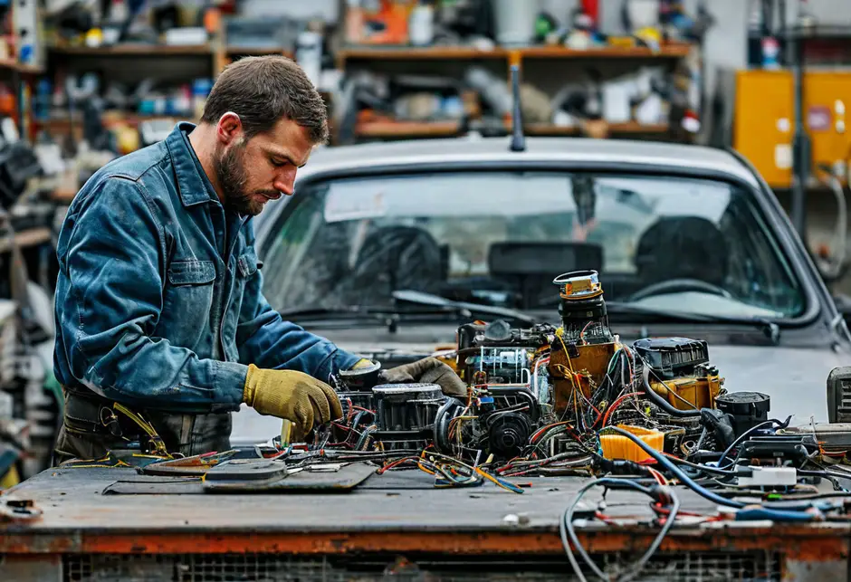 Электромеханические работы Рено Кангу