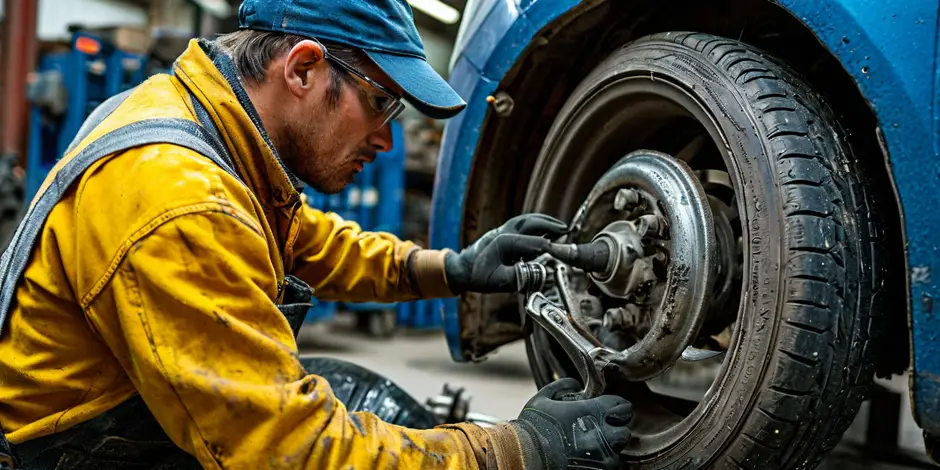 Замена комплекта барабанных тормозных колодок GAZ Gazel