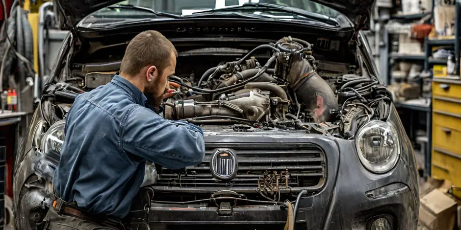 Снятие/установка стартера Фиат Дукато 244