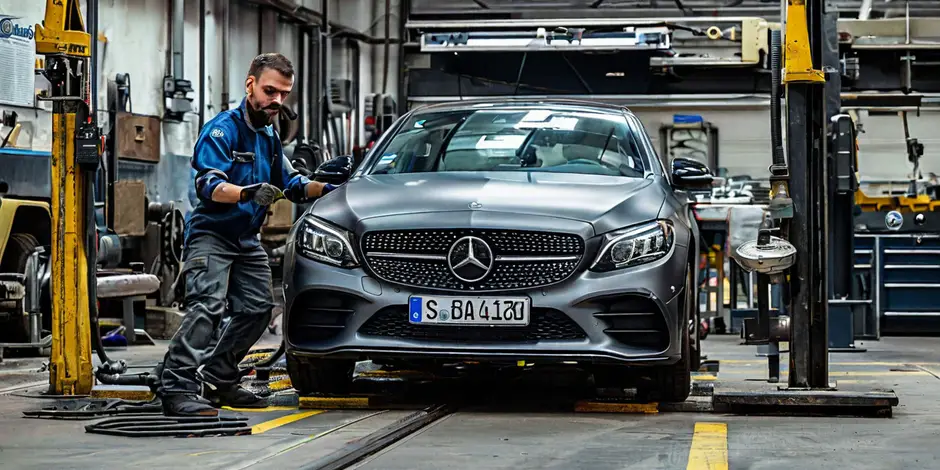 Регулировка углов установки колес Мерседес Vito