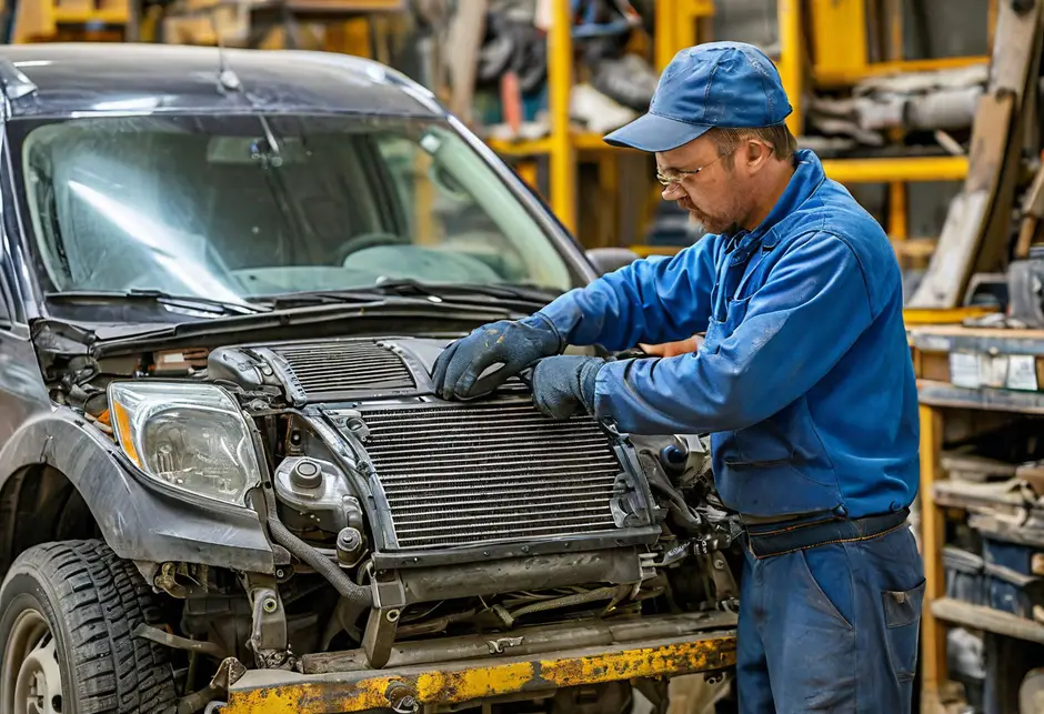 Снятие/установка интеркулер Форд Транзит