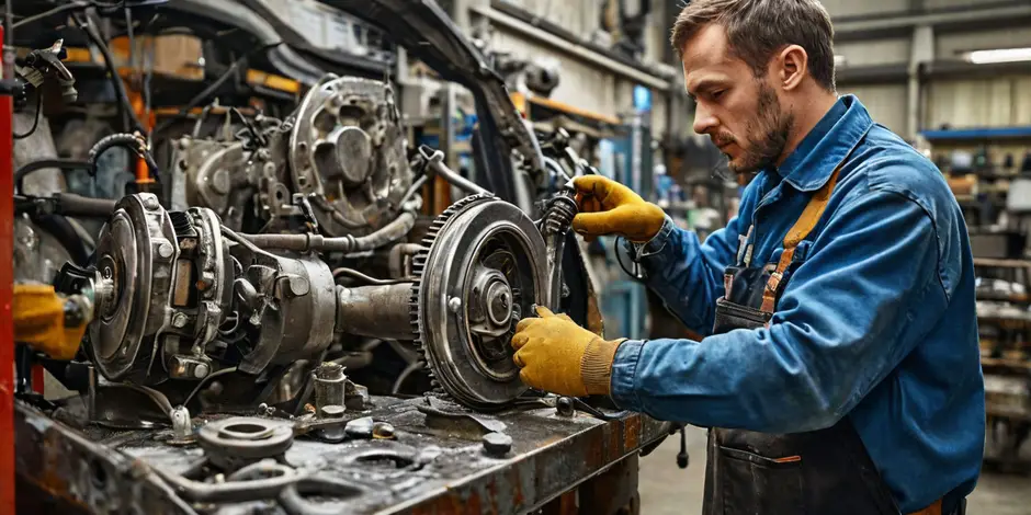 Замена переднего ступичного подшипника Форд Транзит