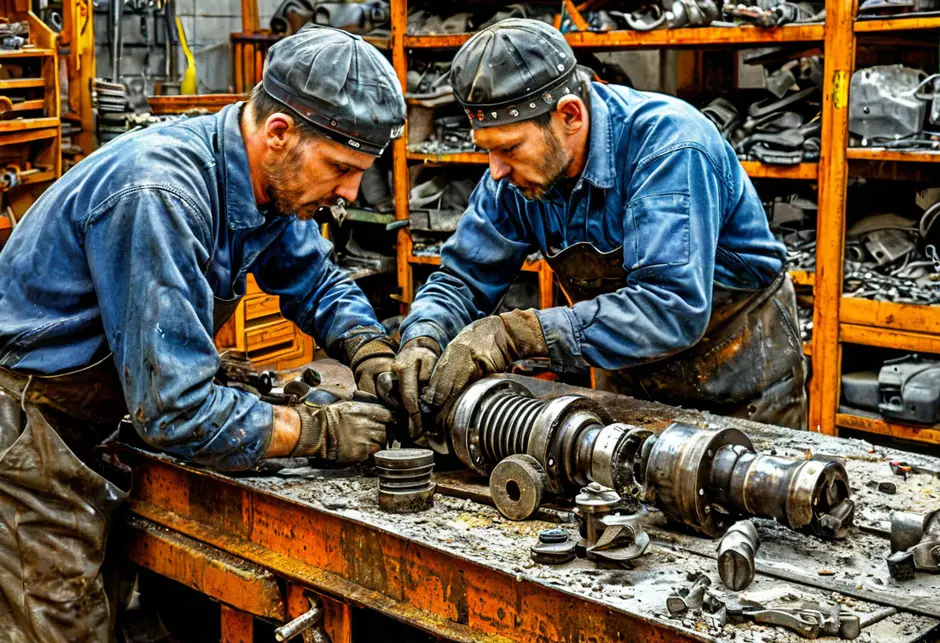 Снятие и установка подвесного подшипника кардана GAZ Gazel