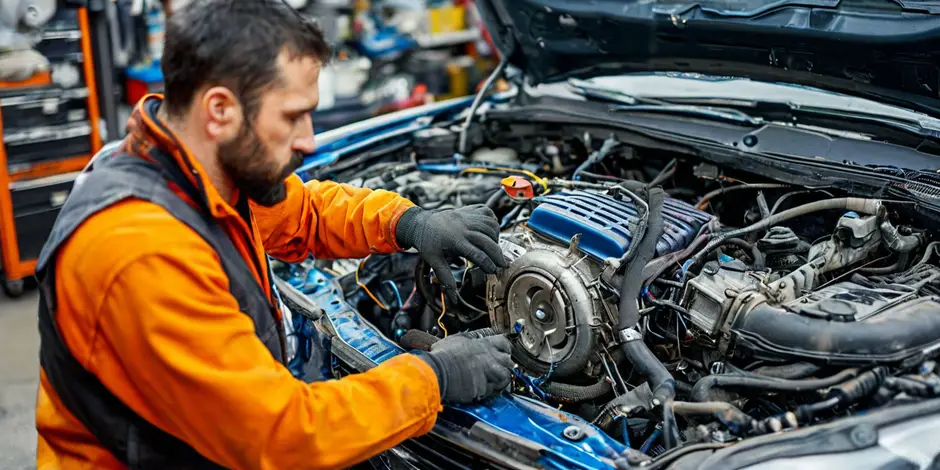 Снятие/установка генератора Форд Транзит