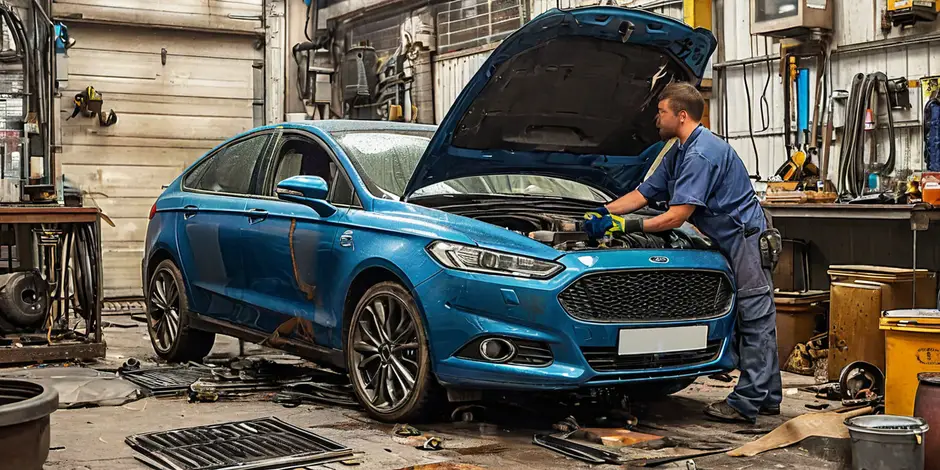 Замена воздушного фильтра Форд Транзит/Турнео Коннект