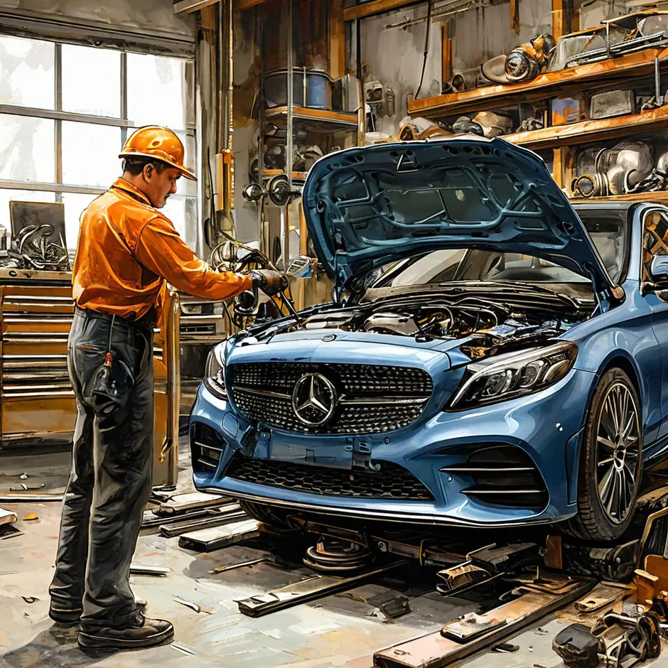 Замена передней ступицы Мерседес Спринтер