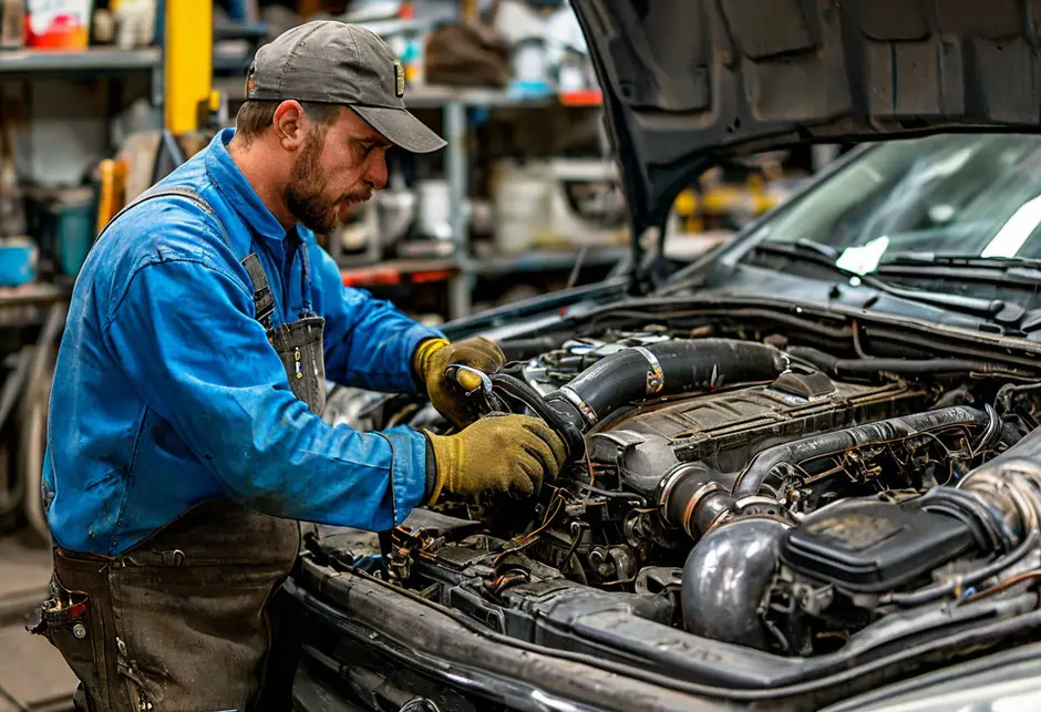 Замена патрубка GAZ Gazel