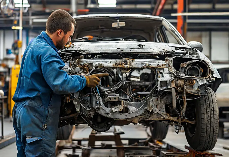 Разборка и сборка передней части автомобиля GAZ Gazel