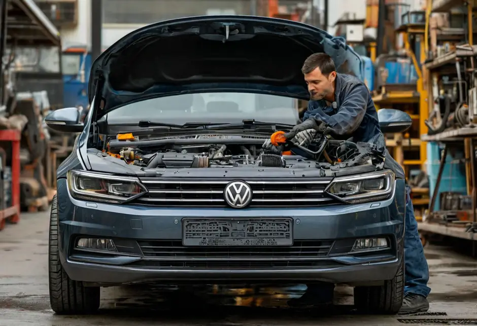 Замена комплекта сервисного ремня и роликов Фольксваген Крафтер