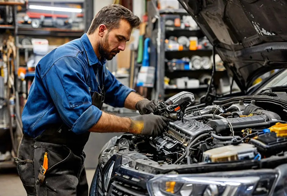 Снятие/установка генератора Рено Кангу