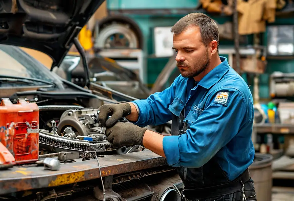Замена натяжителя ремня Мерседес Спринтер
