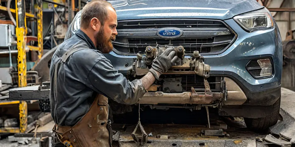 Снятие/установка задней рессоры Форд Транзит