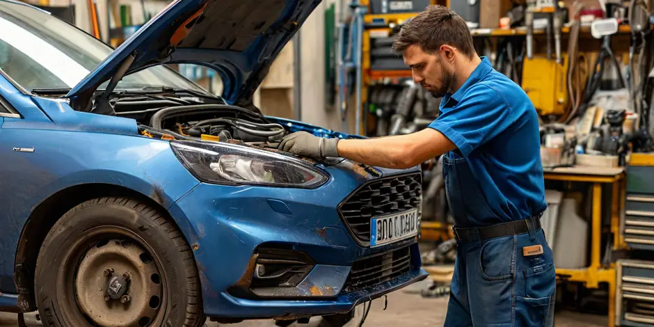 Замена ручейкового ремня Форд Транзит