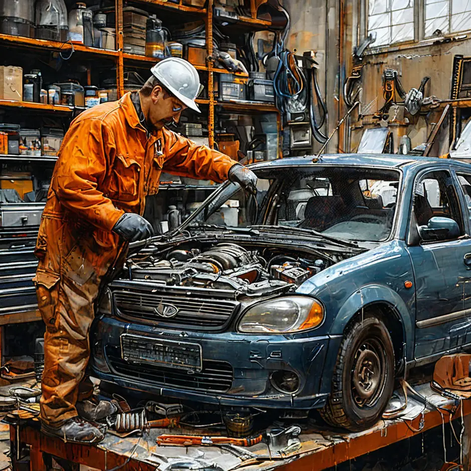 Замена основного радиатора GAZ Gazel