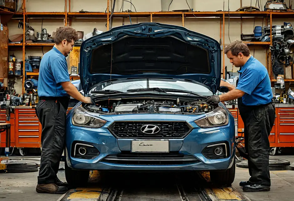 Снятие и установка двигателя Хендай Старекс