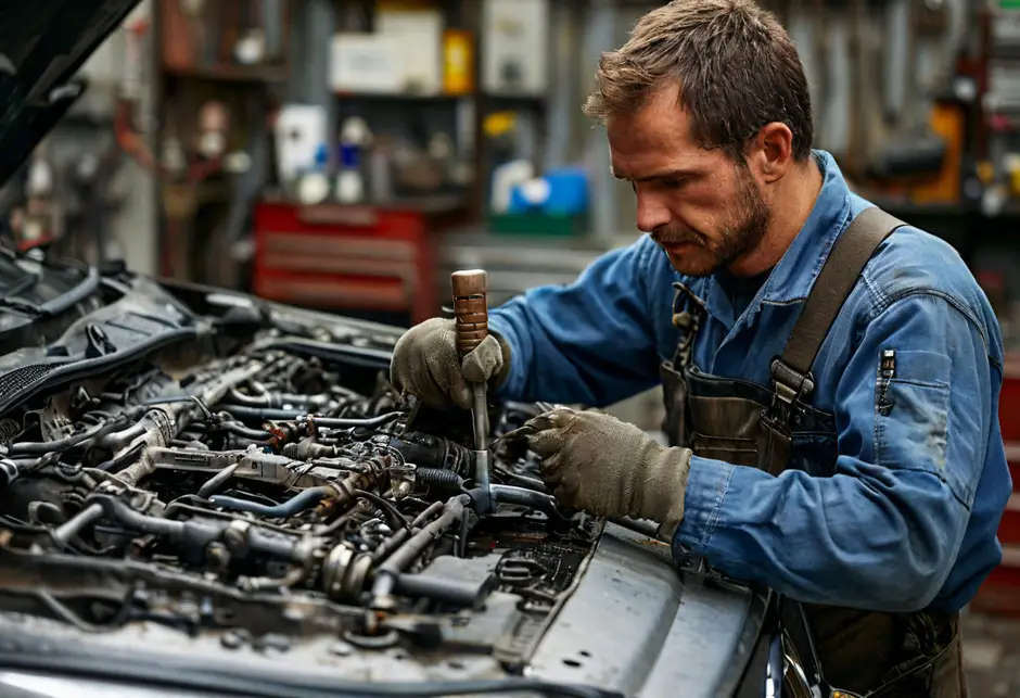 Тяжелый демонтаж форсунки специнструментом Мерседес Спринтер