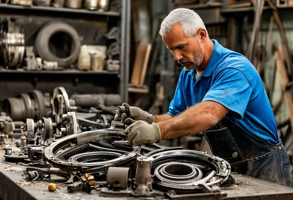 Разборка и сборка рессоры Мерседес Спринтер