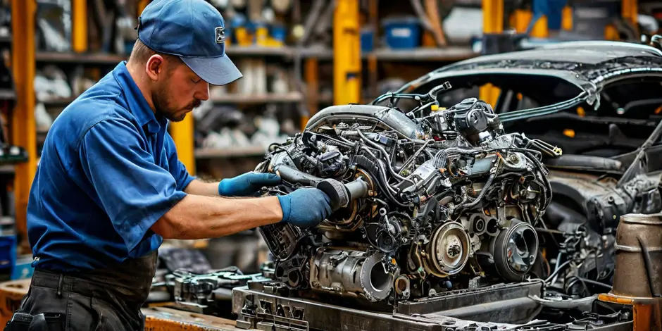 Разборка/сборка Двигатель Форд Транзит