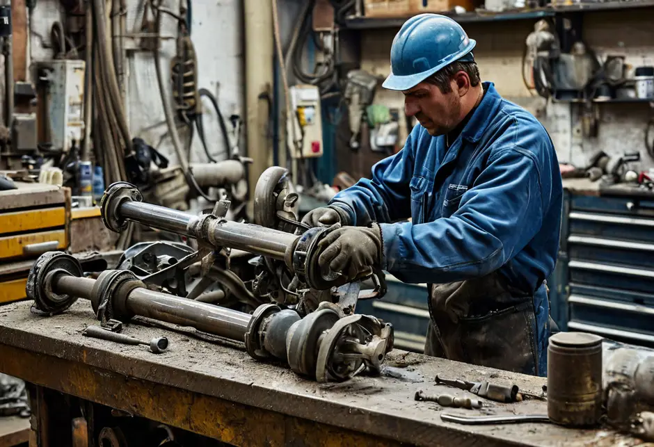 Замена переднего амортизатора Форд Транзит