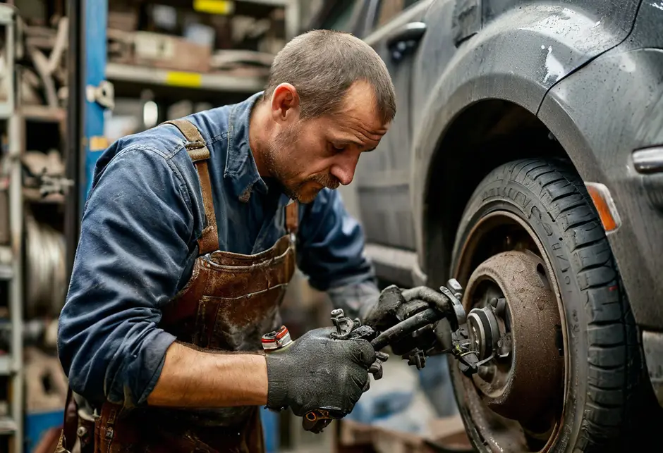 Замена заднего тормозного диска Фиат Дукато