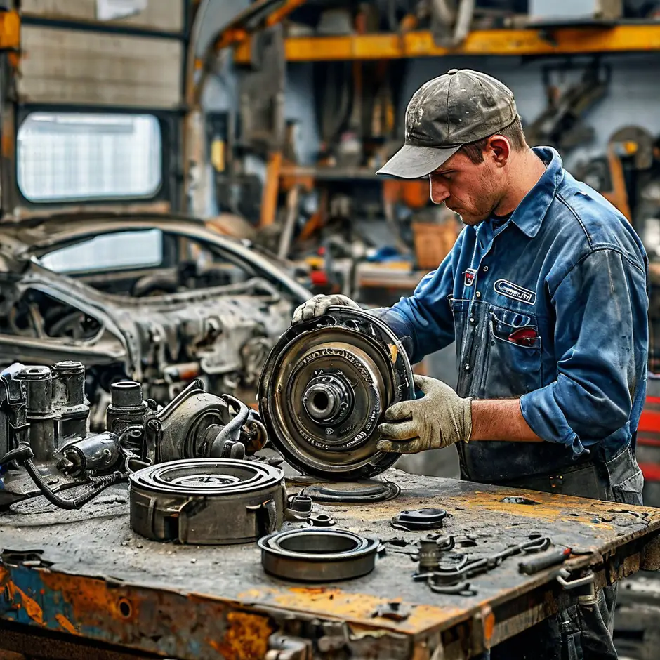 Замена переднего правого ступичного подшипника Форд Транзит