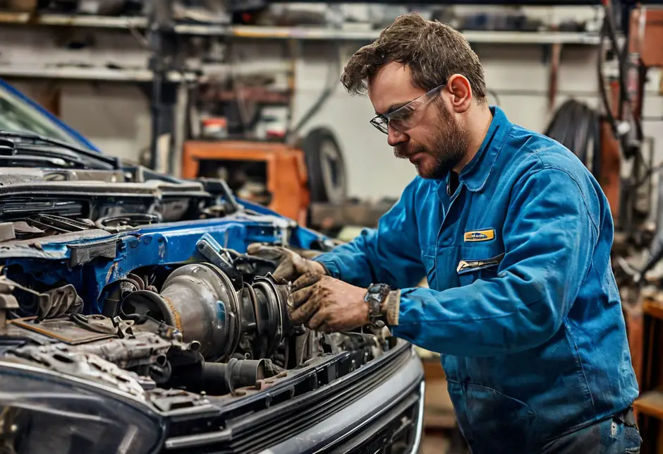 Снятие/установка левого привода Форд Транзит