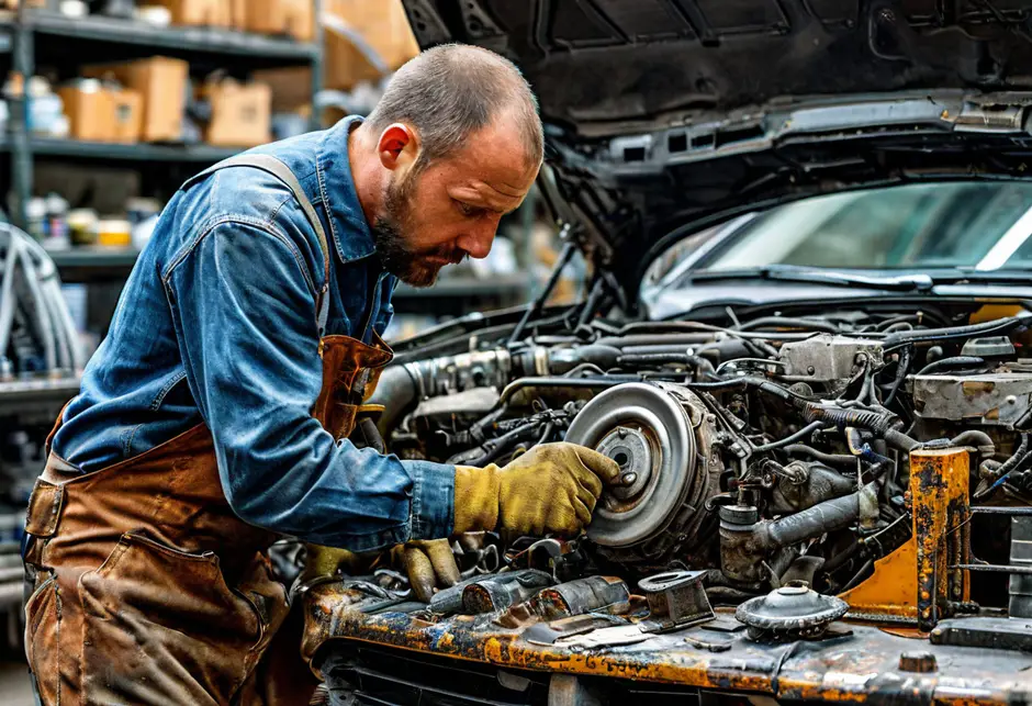 Замена натяжителя ремня с роликами Мерседес Спринтер