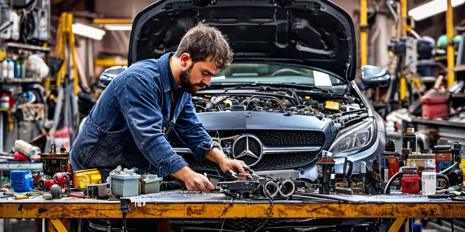 Замена лампы Мерседес Спринтер