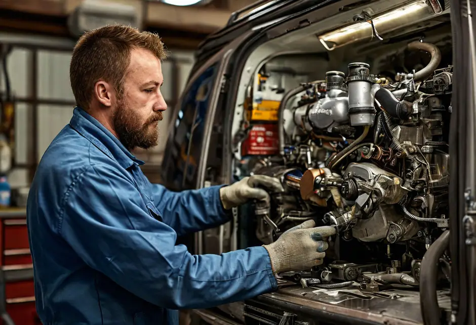 Снятие и установка ТНВД Пежо Боксер