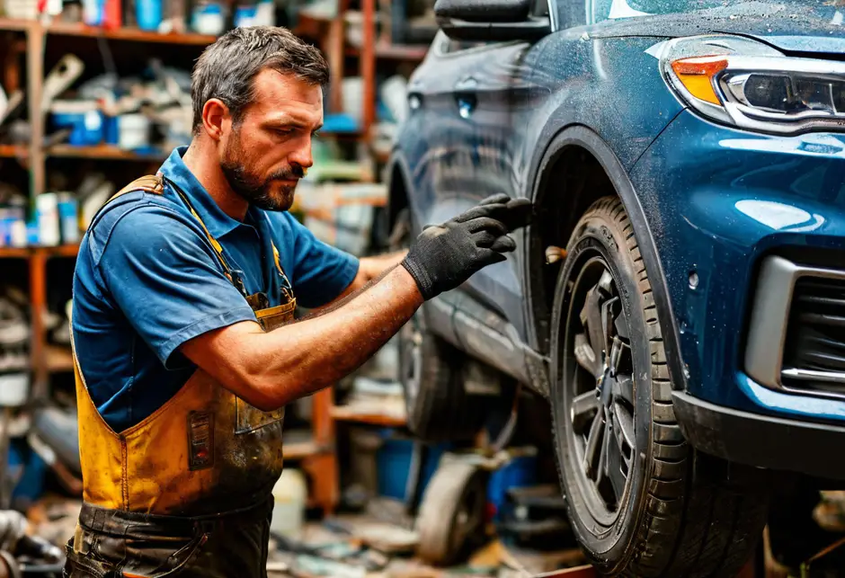 Замена подшипника задней ступицы Форд Транзит