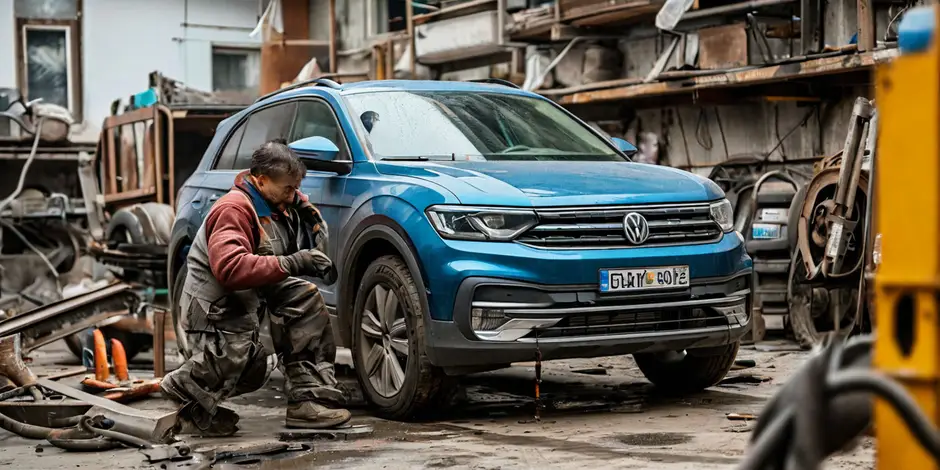 Замена стойки стабилизатора Фольксваген Транспортер