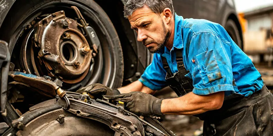 Замена комплекта передних тормозных колодок Форд Транзит