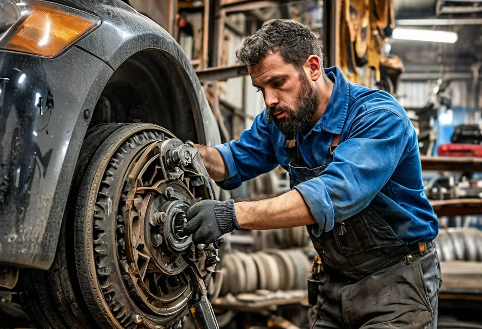 Замена комплекта передних тормозных колодок Рено Кангу